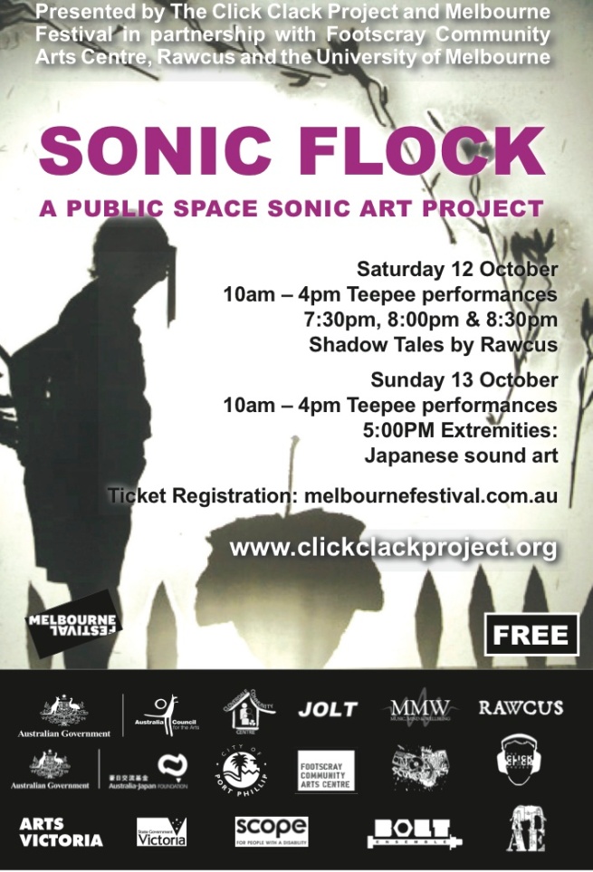 SONIC FLOCK FEDERATION SQUARE MELBOURNE FESTIVAL